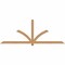 Ekena Millwork Redmond Smooth Timber Gable Bracket, Western Red Cedar, 96"W x 36"H x 1 1/2"D x 3 1/2"F, 9/12 Pitch GBW096X36X0204RED00SWR - alternate 1